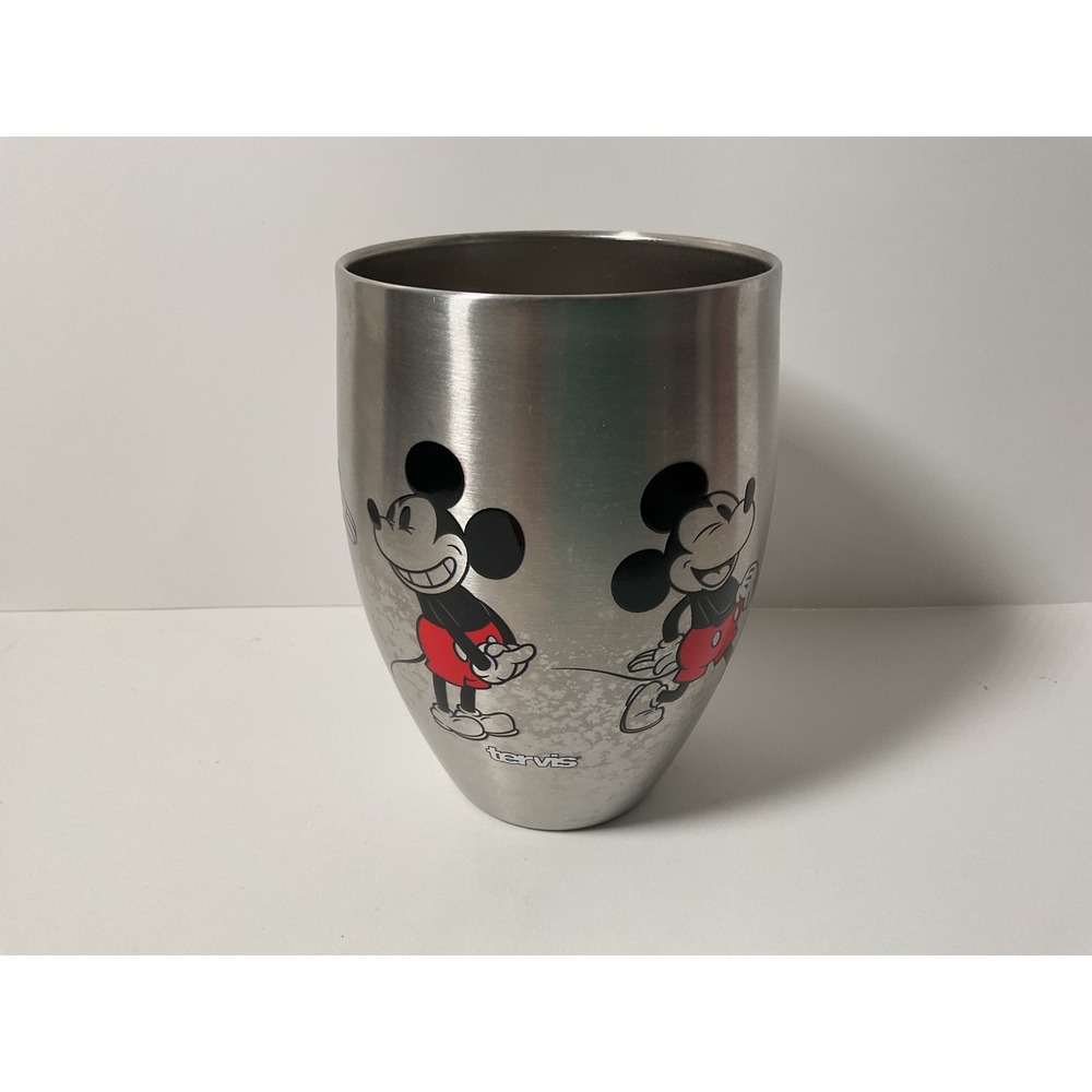 Tervis Stainless Steel Cup 12 Oz Mickey Mouse Double Sided Design‎ Handwash Only